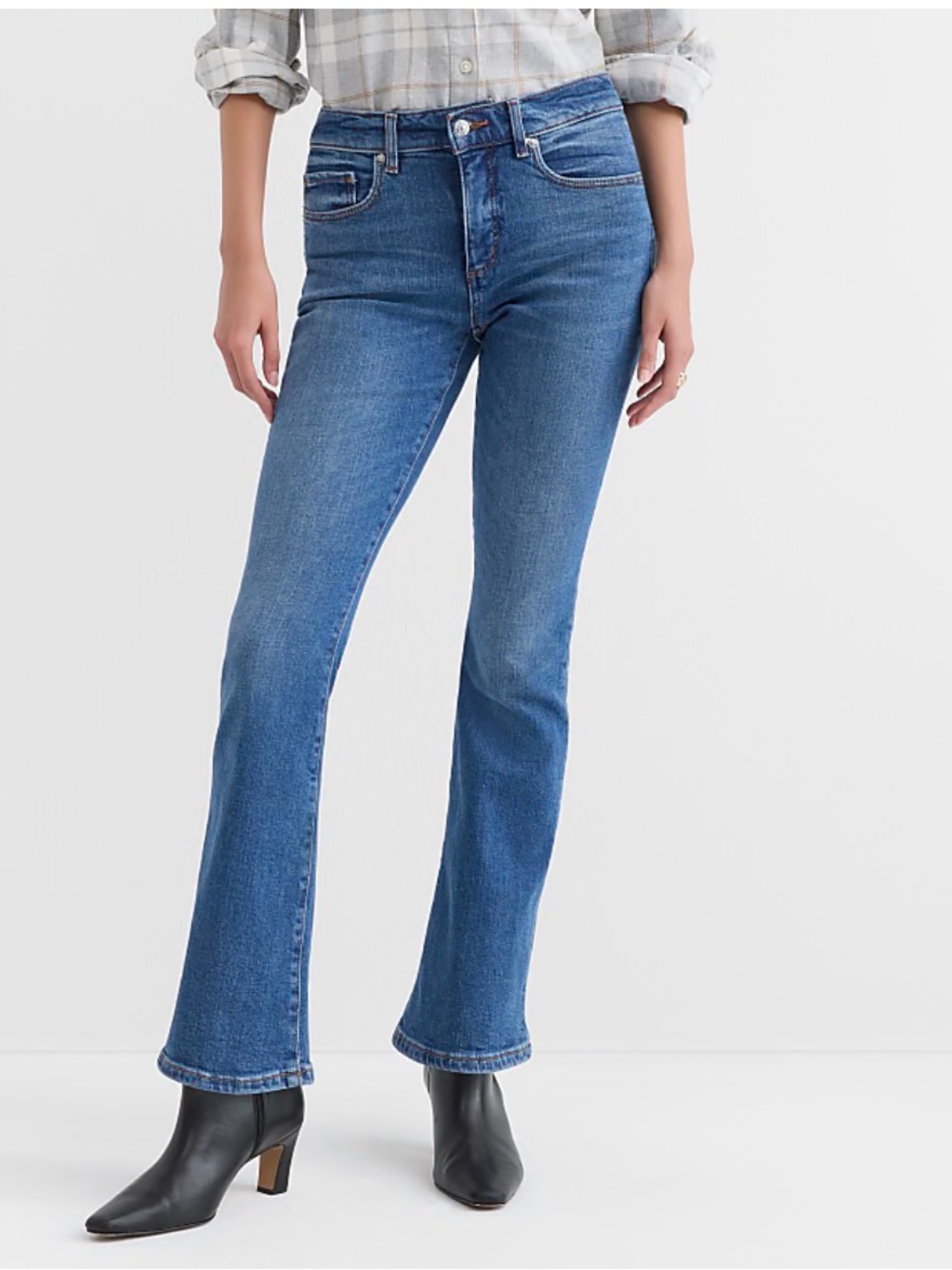 Loft Women's The Boot Jeans- Blue 077